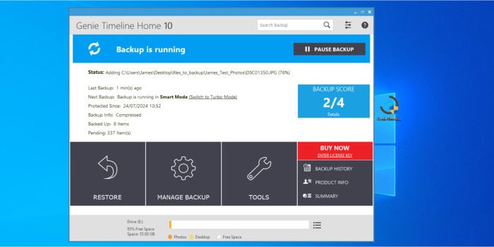 Genie Timeline Free, how to secure automation credentials, runbook design using repositories and encryption at rest